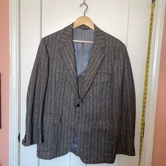 Men's Grey and Brown Tailored-jackets - Picture 1 of 5